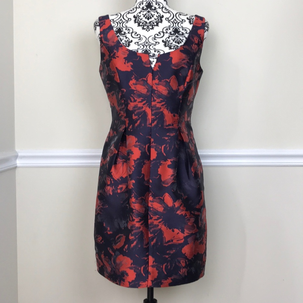 Trina Turk | Sleeveless Split Neck Floral Dress